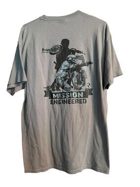 RARE - Point Blank Enterprises Gray T-Shirt Size XL